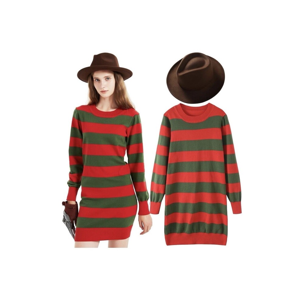 A Nightmare on Elm Street Freddy Krueger Sweater Dress Size S Top